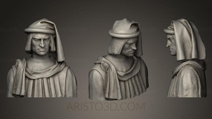 Busts and heads antique and historical (BUSTA_0285) 3D model for CNC machine